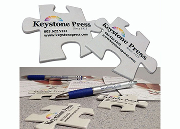 Puzzle pieces advertisement